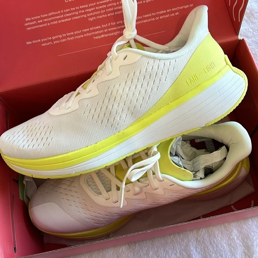 Lane Eight Relay Trainer Key Lime Women’s 8.5 NIB Cross‎ Training Shoes